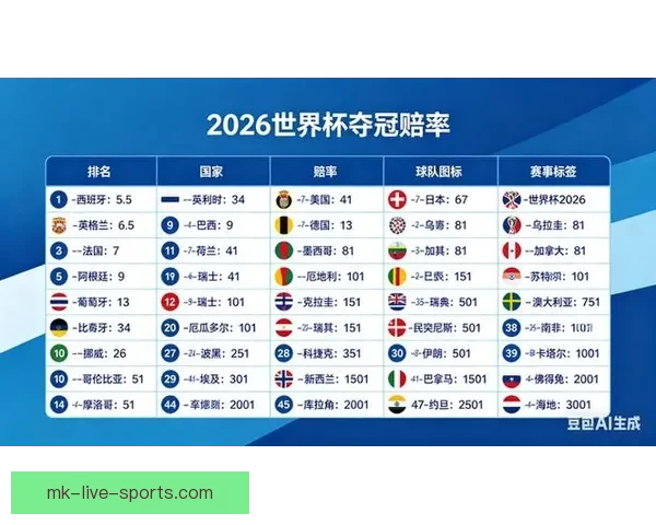 2026世界杯参赛队实力分析与夺冠热门预测全解